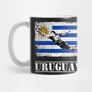 Uruguay Soccer Supporte Goalkeeper Shirt Mug